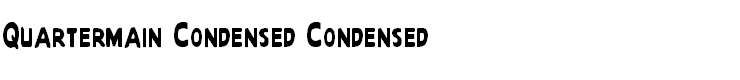 Quartermain Condensed Condensed