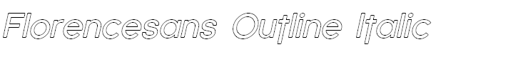 Florencesans Outline Italic