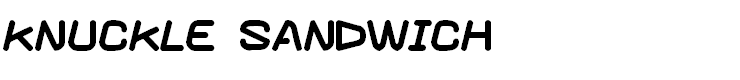 Knuckle sandwich