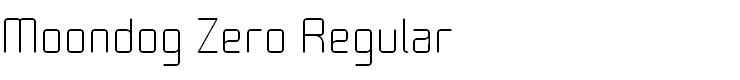 Moondog Zero Regular