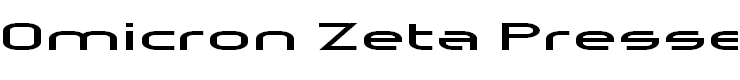 Omicron Zeta Pressed