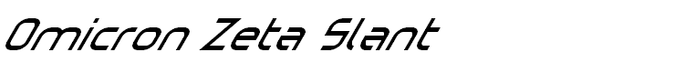 Omicron Zeta Slant