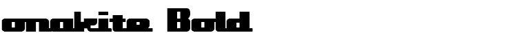 onakite Bold