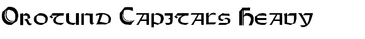 Orotund Capitals Heavy