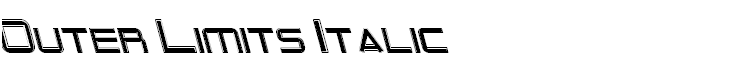 Outer Limits Italic
