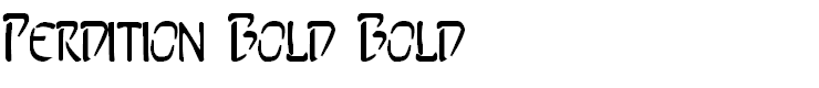 Perdition Bold Bold