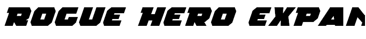 Rogue Hero Expanded Italic Expanded Italic