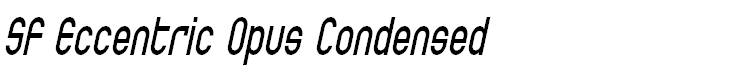 SF Eccentric Opus Condensed