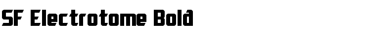 SF Electrotome Bold