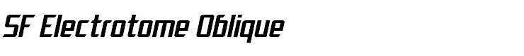 SF Electrotome Oblique