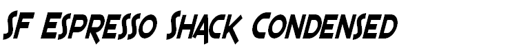 SF Espresso Shack Condensed