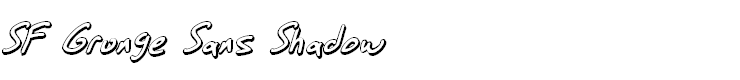 SF Grunge Sans Shadow