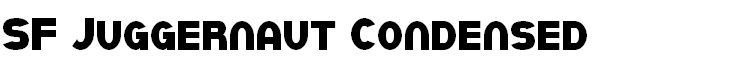 SF Juggernaut Condensed