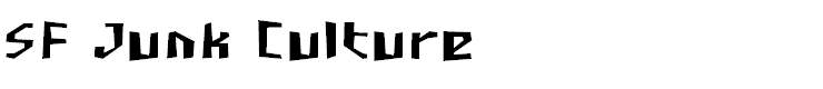 SF Junk Culture