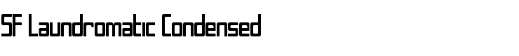 SF Laundromatic Condensed