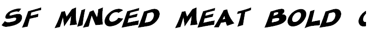SF Minced Meat Bold Oblique