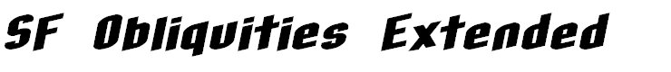 SF Obliquities Extended