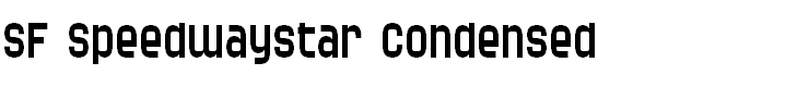SF Speedwaystar Condensed