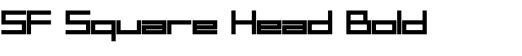 SF Square Head Bold