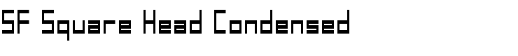 SF Square Head Condensed
