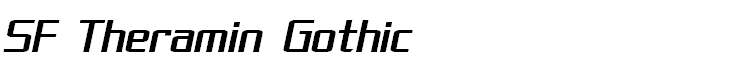 SF Theramin Gothic