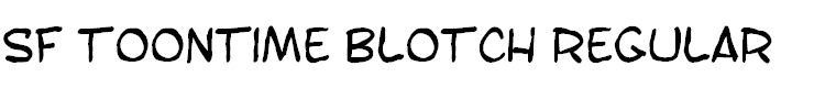 SF Toontime Blotch Regular