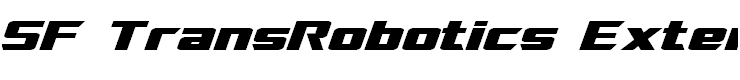 SF TransRobotics Extended Italic