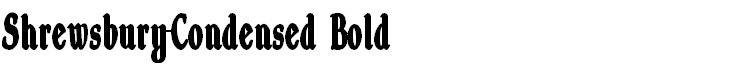Shrewsbury-Condensed Bold