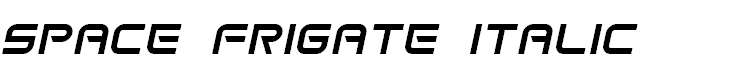 Space Frigate Italic