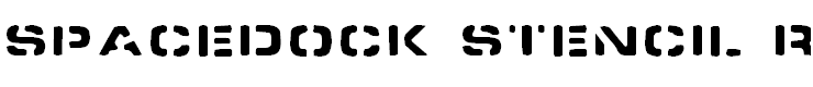 Spacedock Stencil Regular