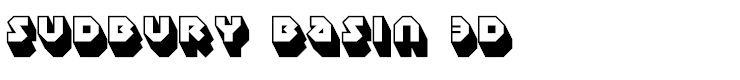 Sudbury Basin 3D