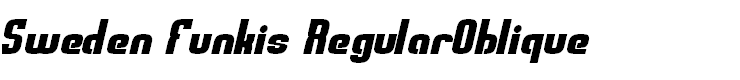 Sweden Funkis RegularOblique