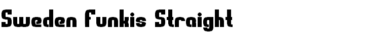 Sweden Funkis Straight