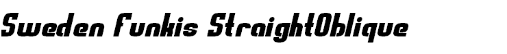 Sweden Funkis StraightOblique