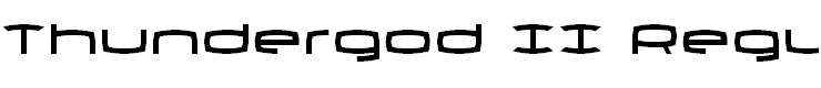 Thundergod II Regular