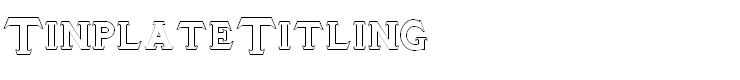 TinplateTitling