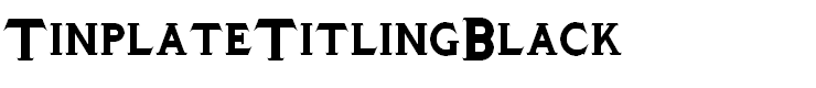 TinplateTitlingBlack