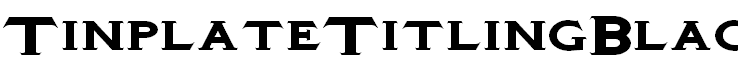 TinplateTitlingBlackWide