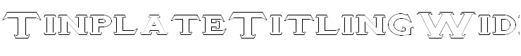 TinplateTitlingWide
